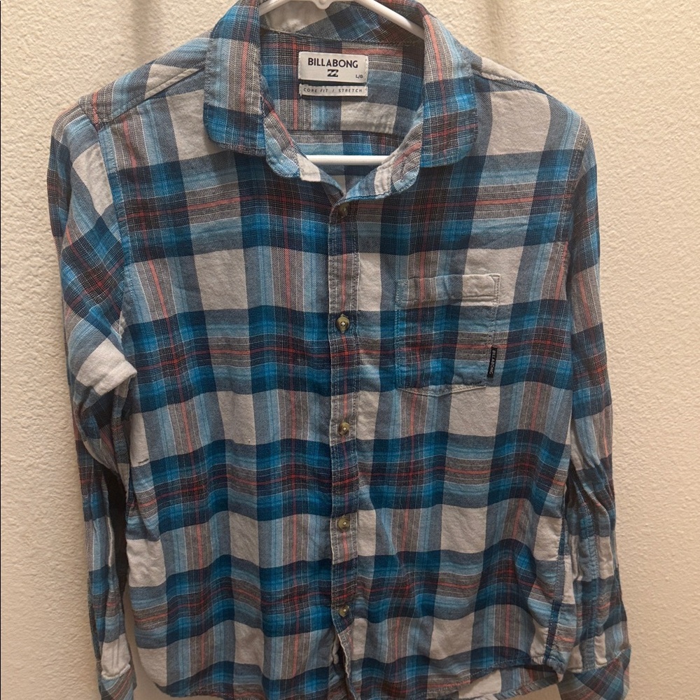 Billabong Men's Multicolor Plaid Shirt